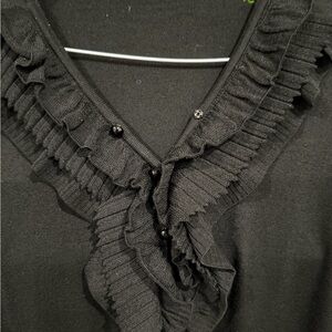 Carolina Herrera Black Knit Top with Label